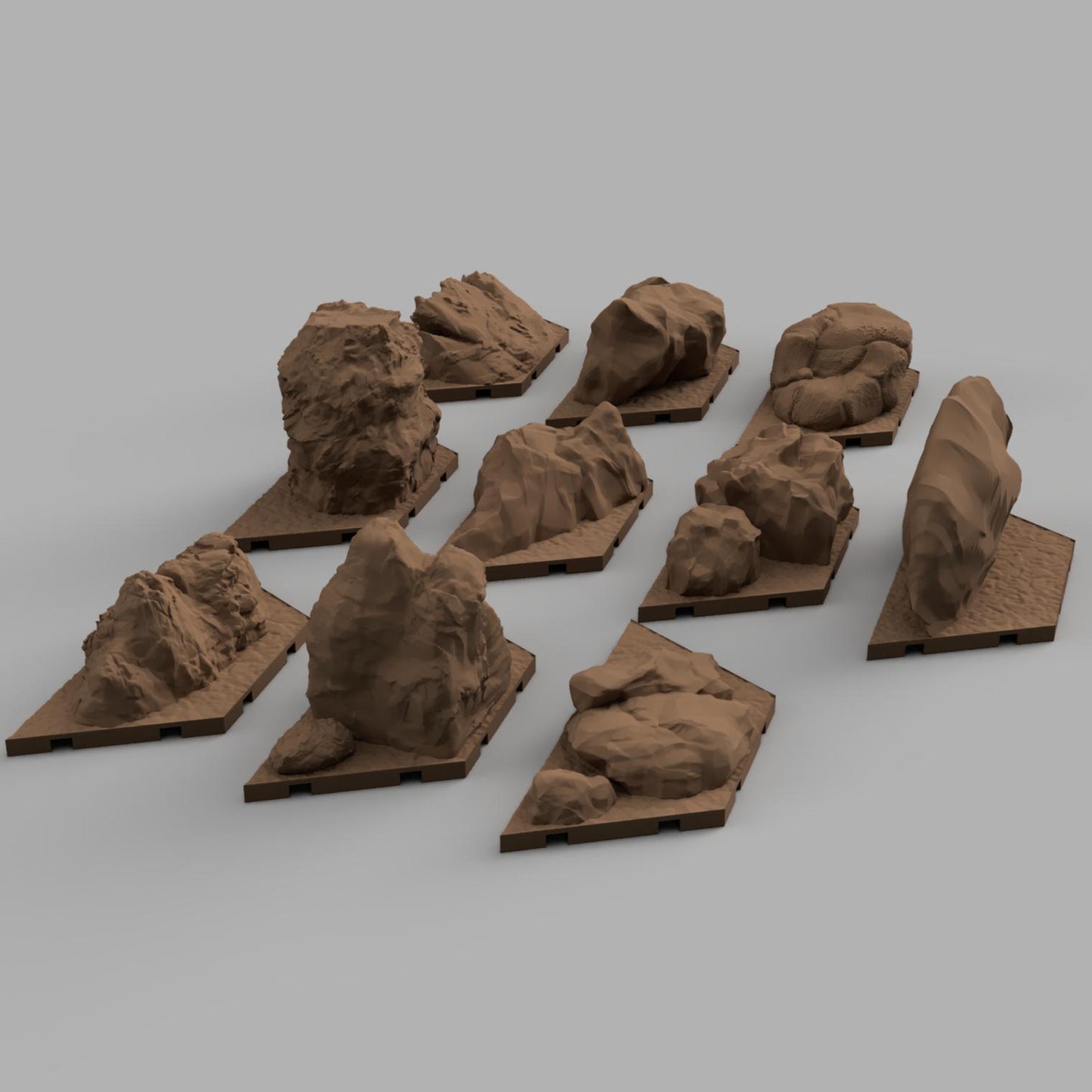 Half Base Rock 1-10 Pack