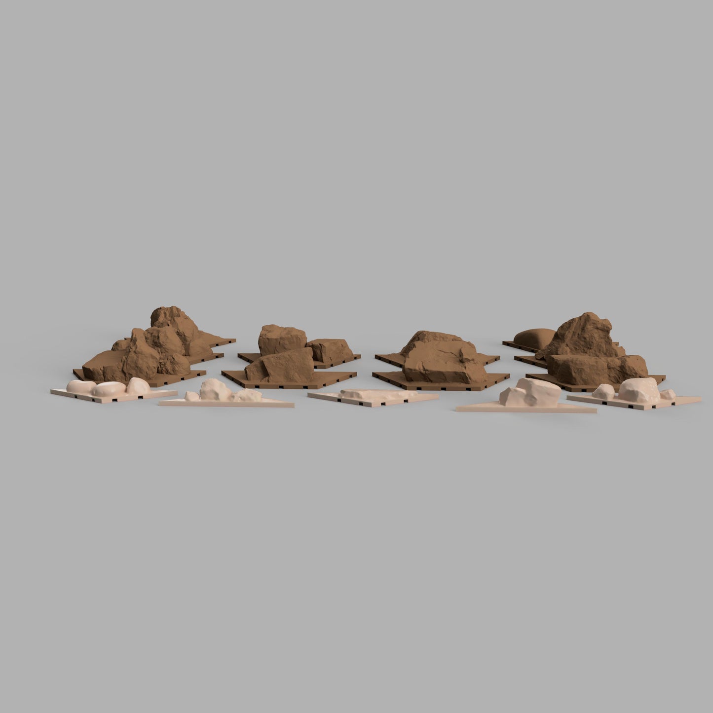 XL Trim Rock 1-10 + Side rock 1-5 Pack