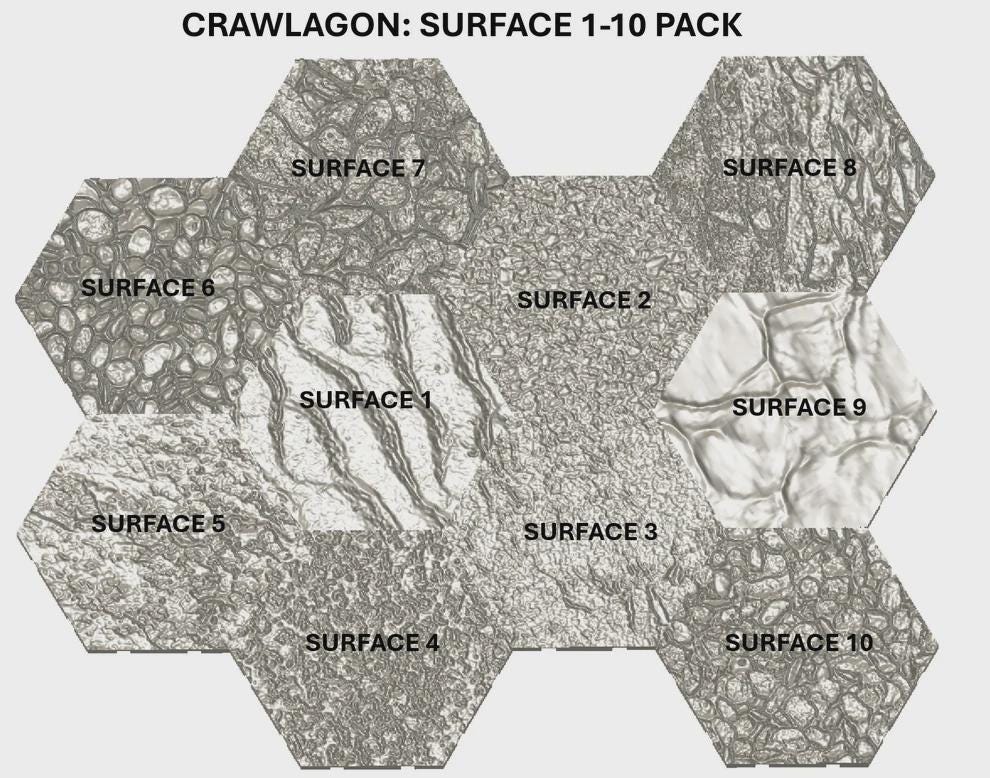 RC Crawler Surface 1–10 (1/18–1/32 Scale)