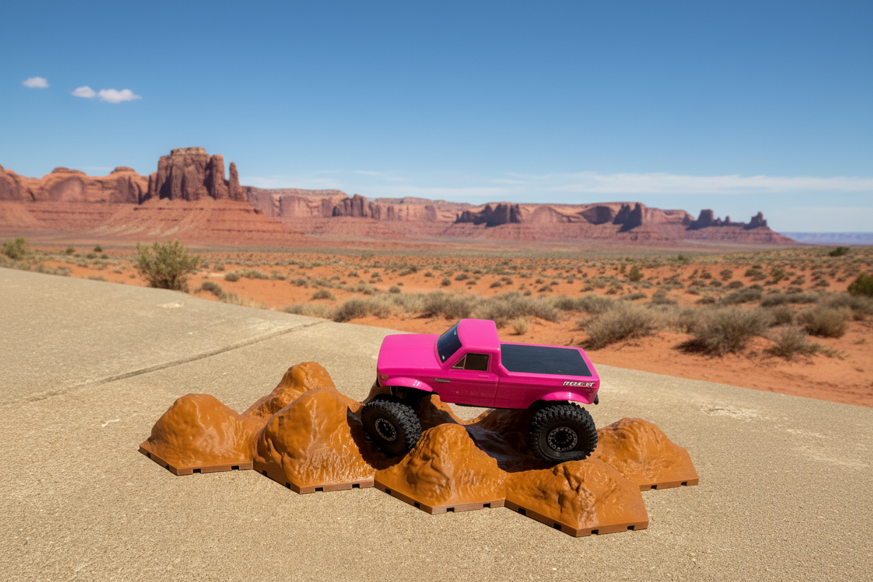 Crawlagon Terrain 12 WITH GRIP (1/18-1/32 scale) ***PHYSICAL PRINT SHIPPED***