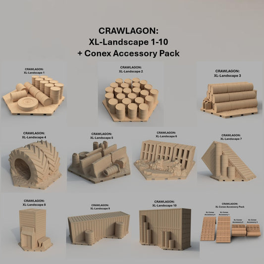 XL - Landscape 1-10 + Conex Accessory Pack!