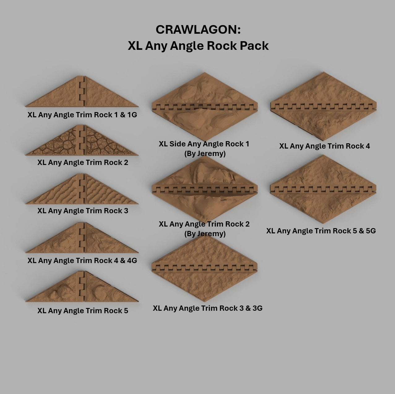 XL- Any Angle Rock Pack (Accessory)