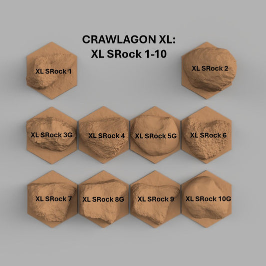 XL SRocks 1-10 Pack – (XL Single Rocks)